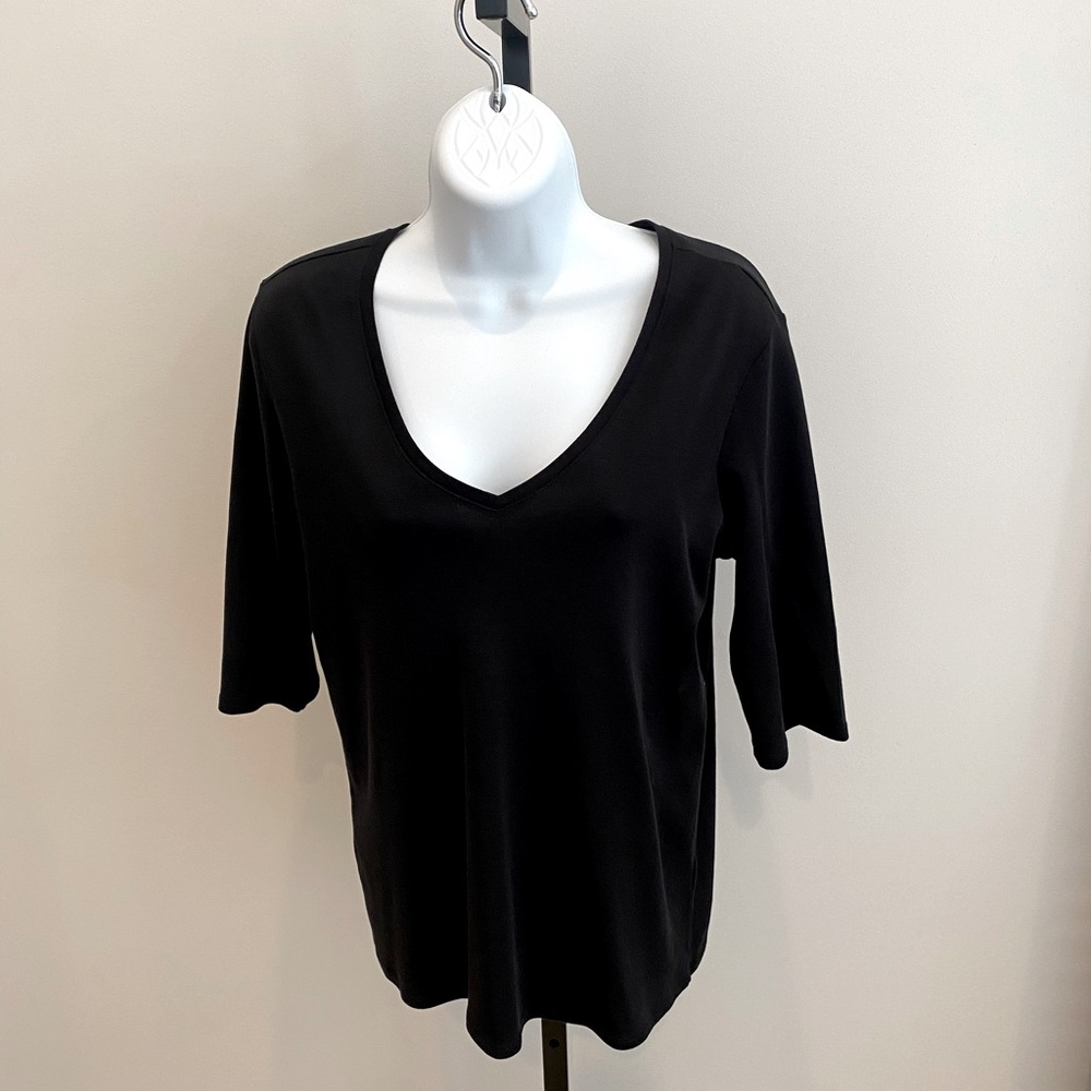 Eileen Fisher V Neck Tee Top